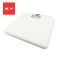 Metro Homewares Bathroom Scale Non Digital Ivory 120kg Metal MBS 4451