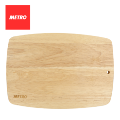 Metro Cookwares  Cutting Board with Hole Reversible  Rubberwood  MCB 4597