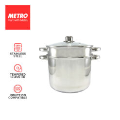 Primera by Metro Cookwares Pasta Pot  24cm Aluminum Non Stick MPCW 1722
