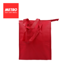 Metro Homewares Cooler Bag Red Cotton CB 7266
