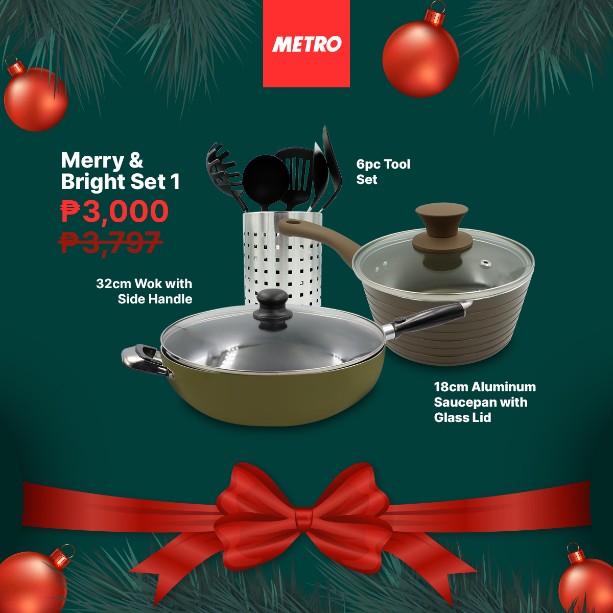 Metro Professional Stainless Steel Induction Frying Pan 32cm ❤️ home  delivery from the store