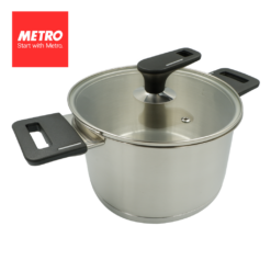 Primera by Metro Cookwares Casserole  26cm Stainless Steel Induction Ready MPCW 7672