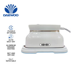 Daewoo Electronic Appliances Steam Iron White 220V~50Hz 1500W DGS-211CRM
