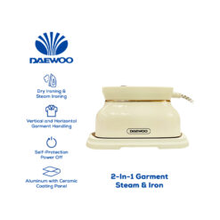 Daewoo Electronic Appliances Steam Iron White 220V~50Hz 1500W DGS-211CRM