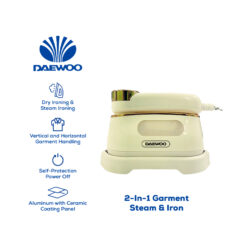 Daewoo Electronic Appliances Steam Iron White 220V~50Hz 1200W DGS-213RW
