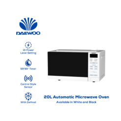 Daewoo Electronic Appliances Automatic Microwave Oven 20 L 230V~50Hz 700-800W DMO-20LE