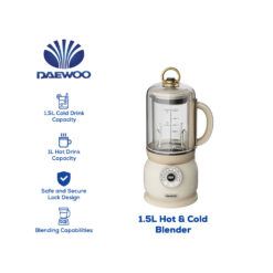 Daewoo Electronic Appliances Retro Blender 1.5L 500W DGB-PB13