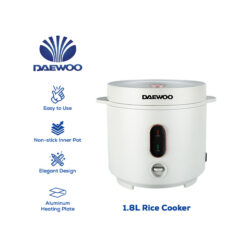 Daewoo Electronic Appliances 1.8L Rice Cooker DRC-18W