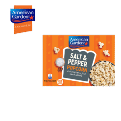 American Garden Sea Salt & Pepper Popcorn 3's 3.2oz x 3 AGPCSSP 0050