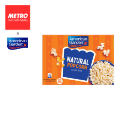 American Garden Natural Popcorn 3'S 3.2oz x 3 AGPCNF 0040