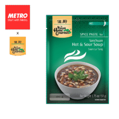 Asian Home Gourmet Spice Paste Szechuan Hot & Sour Soup Suan La Tang 50g AHG HS042