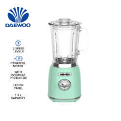 Daewoo Electronic Appliances Blender Green/Cream 1.5 L 220-240V~50-60Hz 600W HL-4007