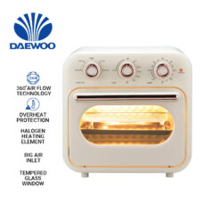 Daewoo Electronic Appliances Air Fryer White 16 L 220-240V~50/60Hz 1200-1400W DRAF01-16CRM