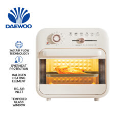 Daewoo Electronic Appliances Air Fryer White 16 L 220-240V~50/60Hz 1200-1400W DRAF02-16CRM