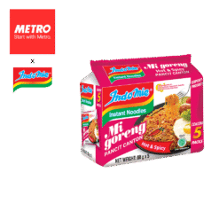 Indomie Mi Goreng Pedas Hot & Spicy Instant Noodles Pancit Canton MGP5PACK012 MGP5PACK012CS