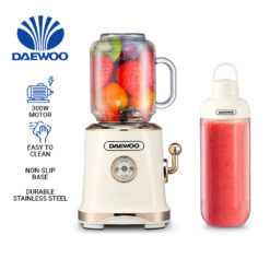 Daewoo Retro 600ml Fruit Juicer Blender DPFJ-06CRM