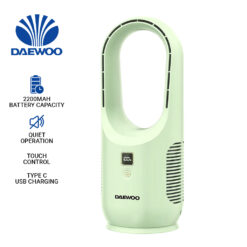 Daewoo Rechargeable Bladeless Fan  DRBF-01MG / DRBF-01W