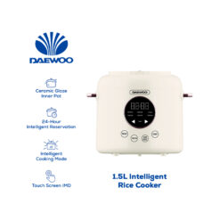 Daewoo Electronic Appliances 1.5 L Intelligent Rice Cooker DIRC-15LCRM