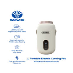 Daewoo Electronic Appliances Portable Intelligent Cooker DPIC-10LCRM DPIC-10LCRMSL