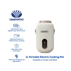 Daewoo Electronic Appliances Portable Intelligent Cooker DPIC-10LCRM DPIC-10LCRMSL