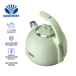 Daewoo Electronic Appliances 1.7L Electric Kettle Wifi Connectivity 220-240V~ 1850-2200W 50-60Hz DEK-C17LCRM DEK-C17MG