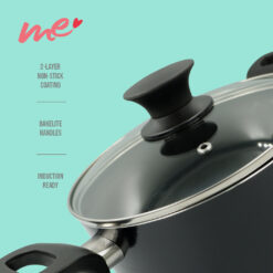 Me Dutch Oven 20cm  with Glass Lid  Aluminum MEPT 7936