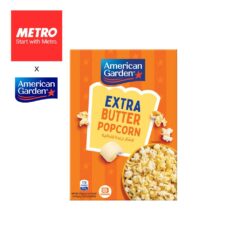American Garden Extra Butter Popcorn AGPCEBS 061 Single