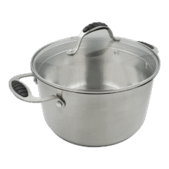 Primera by Metro Cookwares Casserole with Glass Lid Stainless Steel Induction Ready MPCW 7698