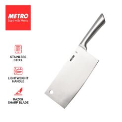Metro Cookwares 7in Cleaver Knife Stainless Steel MKK 7964