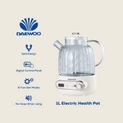 Daewoo Electronic Appliances 1L Electric Health Pot DEHP-01CRM