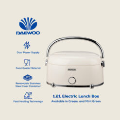 Daewoo Electronic Appliances 1.2L Electric Lunch Box DPLB-02