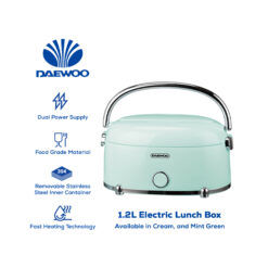 Daewoo Electronic Appliances 1.2L Electric Lunch Box DPLB-02