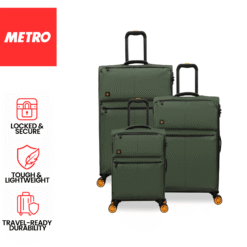 IT Luggage Lykke Green Softside Small Medium Large 5056500204528 5056500204511 5056500204504