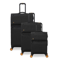 IT Luggage Lykke Black Softside Small Medium Large 5056500204566 5056500204559 5056500204542