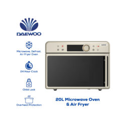 Daewoo Electronic Appliances 20L Microwave Oven & Air Fryer DMAFQ-20CRM