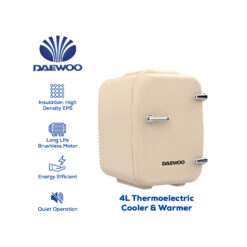 Daewoo Electric Appliances 4L Thermoelectric Cooler & Warmer DTECW-A40LC